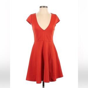 Minkpink cherry fit and flare dress, small